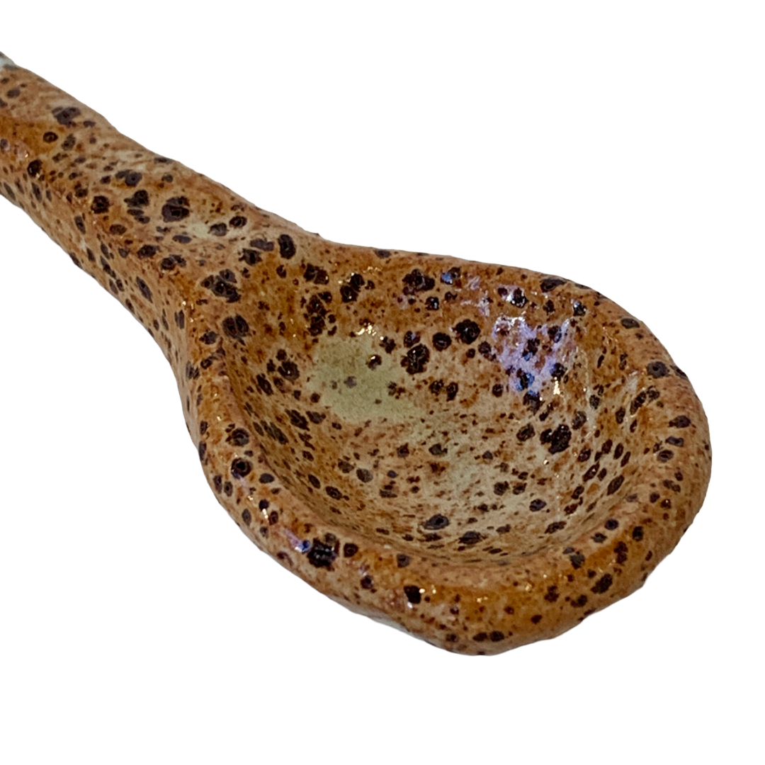 KAT HALL | ‘Latte’ Medium Spoon | ceramic spoon