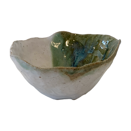 KAT HALL | ‘Jade Organic Bowl’ - Medium | Ceramic Bowl