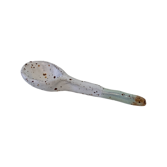 KAT HALL | ‘Jade Spoon’- Tiny | Ceramic Teaspoon