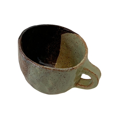 KAT HALL | 'Forest Floor Mug' | Ceramic vessel with handle