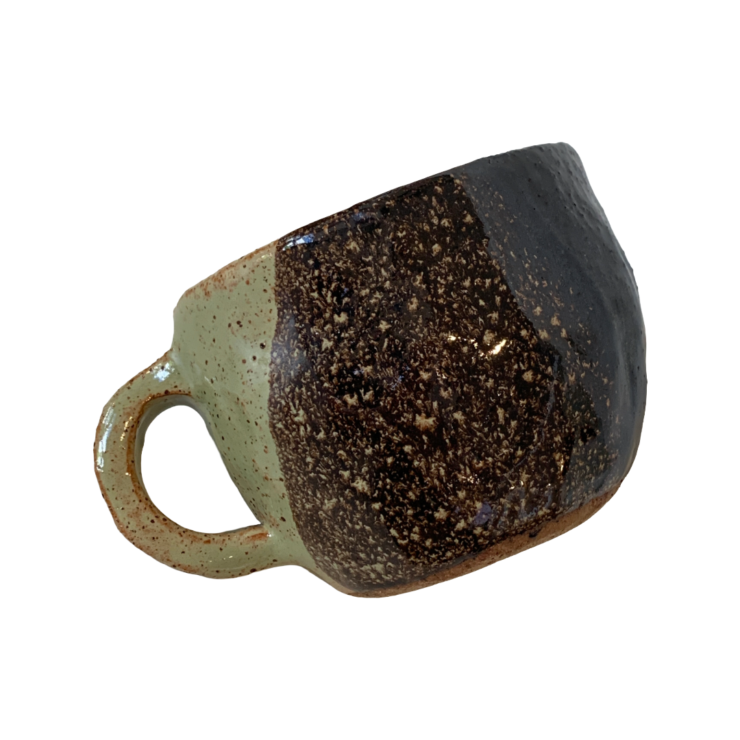 KAT HALL | 'Forest Floor Mug' | Ceramic vessel with handle