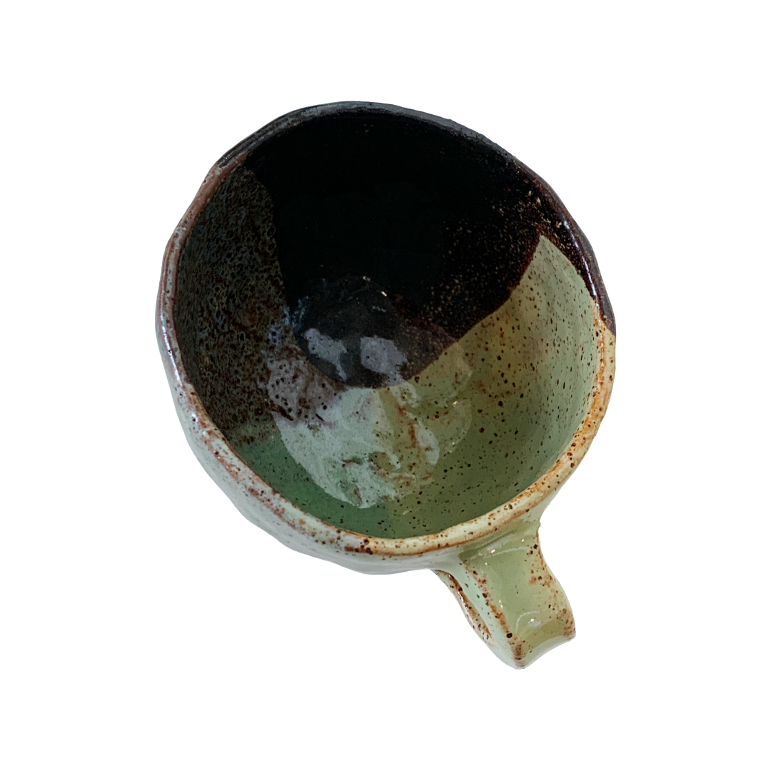 KAT HALL | 'Forest Floor Mug' | Ceramic vessel with handle