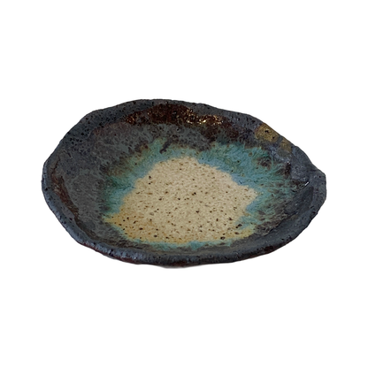 KAT HALL | ‘Ocean Oxide Small Plate' | ceramic dish