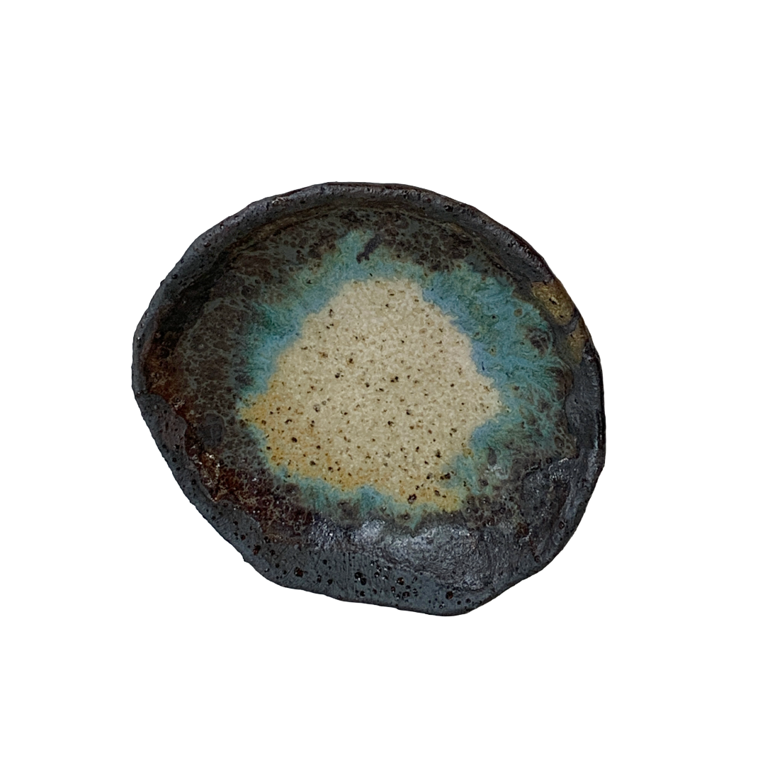 KAT HALL | ‘Ocean Oxide Small Plate' | ceramic dish