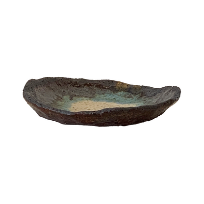 KAT HALL | ‘Ocean Oxide Small Plate' | ceramic dish