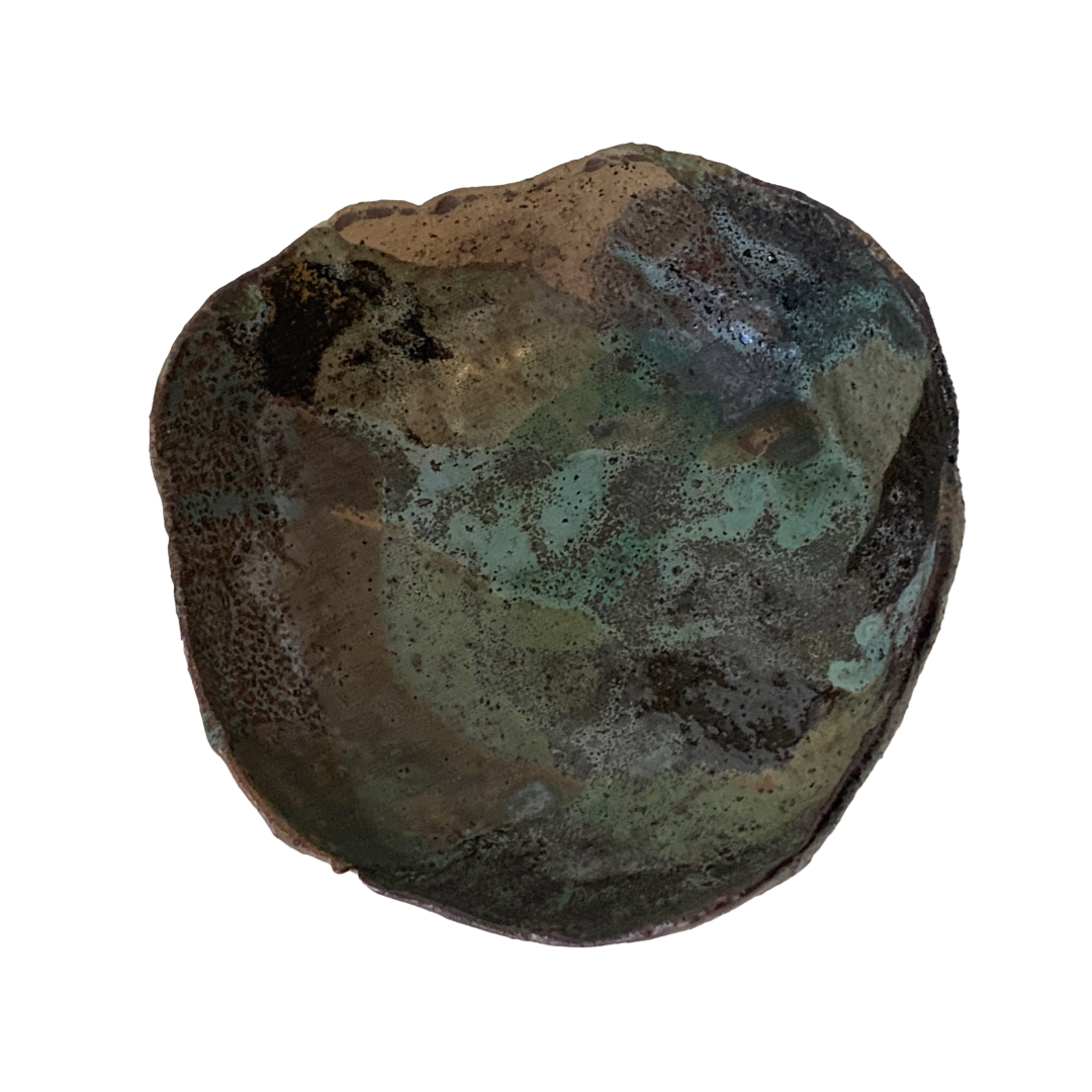 KAT HALL | ‘Forest Floor Bowl’ - Med / Shallow | Ceramic Bowl