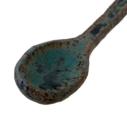 KAT HALL | ‘Forest Floor Long Spoon' | ceramic spoon