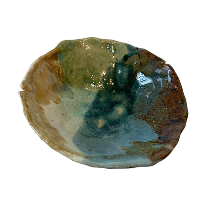 KAT HALL | ‘Jade Organic Shallow Bowl’ | Ceramic Dish / Bowl