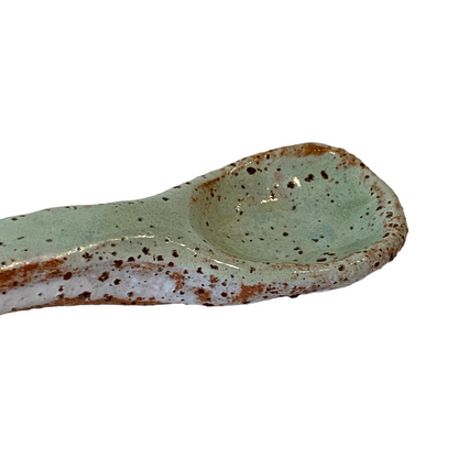 KAT HALL | ‘Jade Long Spoon’ | Ceramic Teaspoon