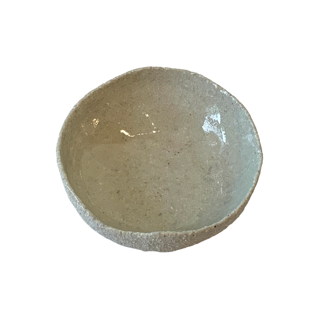 KAT HALL | ‘Natural Clear Small Bowl’ | Glazed Interior / Ceramic Bowl