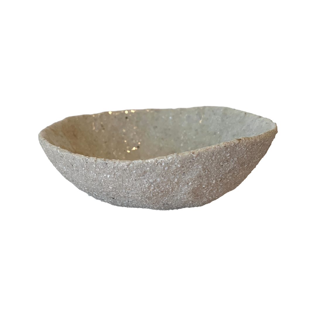 KAT HALL | ‘Natural Clear Small Bowl’ | Glazed Interior / Ceramic Bowl