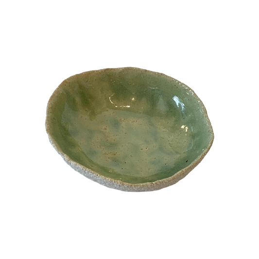 KAT HALL | ‘Jade Green Small Bowl’ | Glazed Interior / Ceramic Bowl
