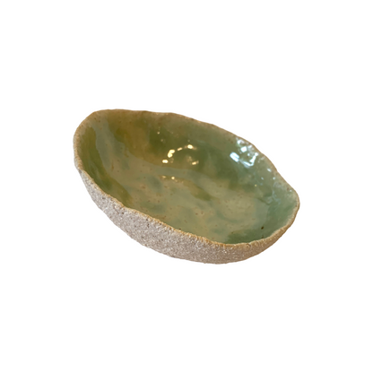 KAT HALL | ‘Jade Green Small Bowl’ | Glazed Interior / Ceramic Bowl