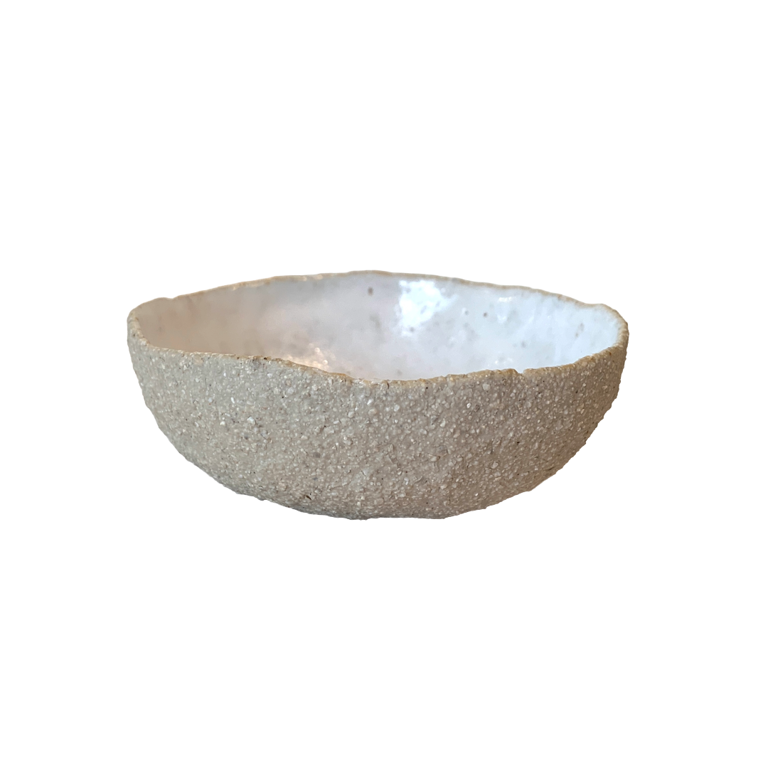 KAT HALL | ‘White Small Bowl’ | Glazed Interior / Ceramic Bowl