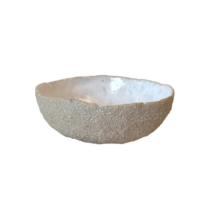 KAT HALL | ‘White Small Bowl’ | Glazed Interior / Ceramic Bowl