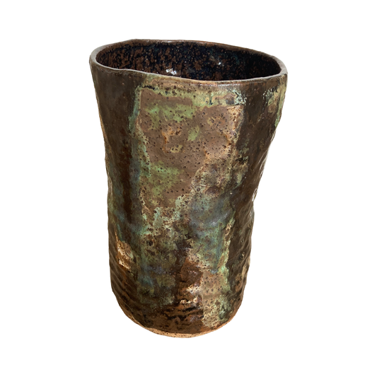 KAT HALL | 'Forest Walk Vase' | Glazed Ceramic' | 27 (h) x 16 (dia) cm
