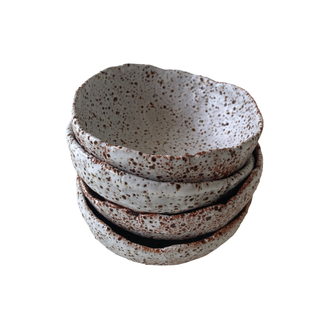 KAT HALL | 'Moon Phase - Set of 4 Small Bowls' | Ceramics