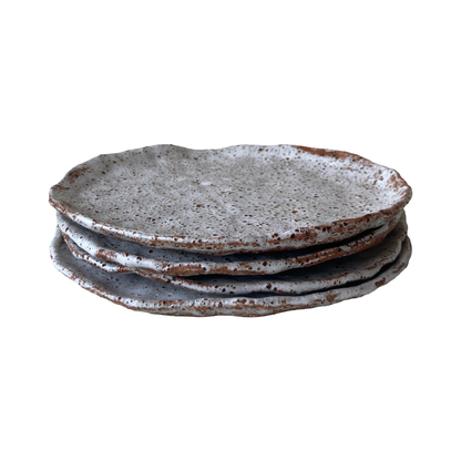 KAT HALL | 'Moon Phase - Set of 4 Cake Plates' | Ceramics