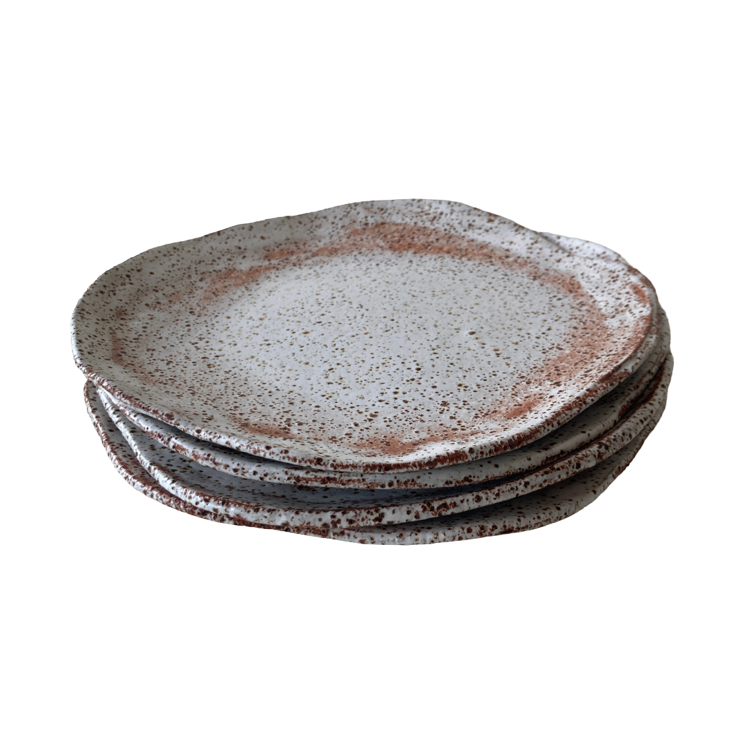 KAT HALL | 'Moon Phase - Set of 4 Dinner Plates' | Ceramics