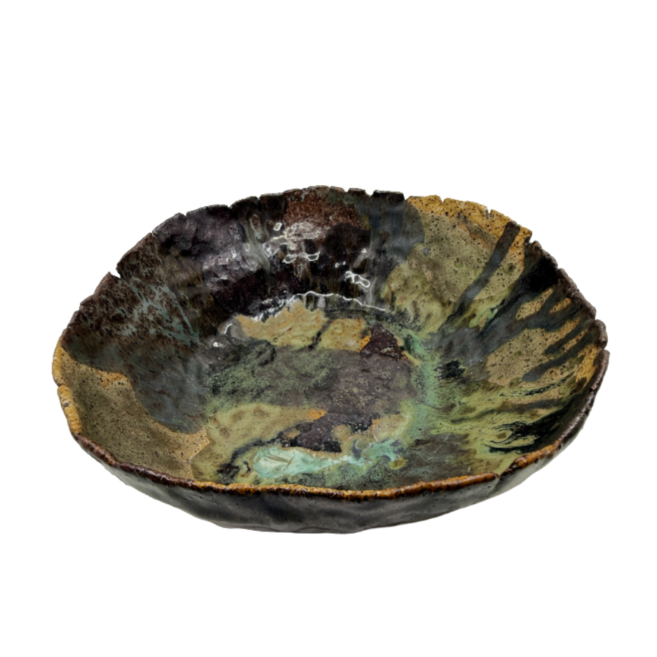KAT HALL | 'Forest Floor – Salad bowl’ | Ceramic dish