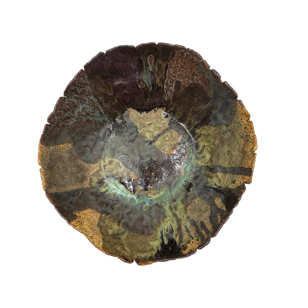 KAT HALL | 'Forest Floor – Salad bowl’ | Ceramic dish