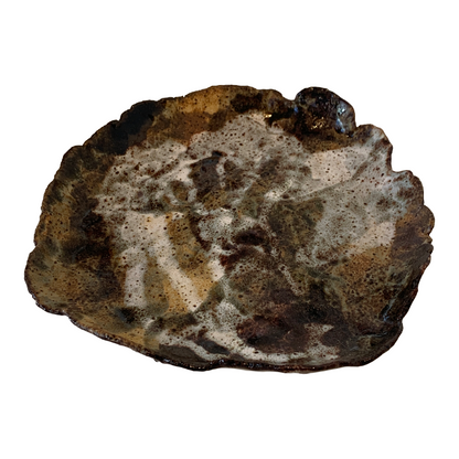 KAT HALL | ‘Mudslide Organic Plate’ - Large | Ceramic Plate