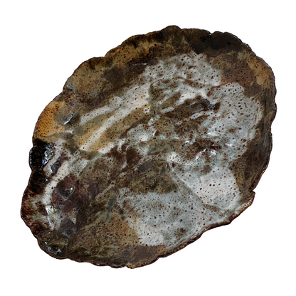 KAT HALL | ‘Mudslide Organic Plate’ - Large | Ceramic Plate