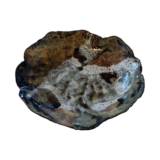 KAT HALL | ‘Mudslide Organic Plate’ - Medium | Ceramic Plate