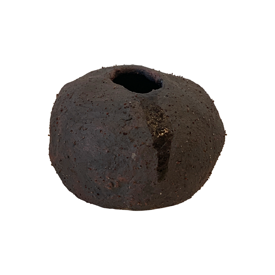 KAT HALL | ‘Terra Pod Vase’ - Small / Round | Ceramic Vase