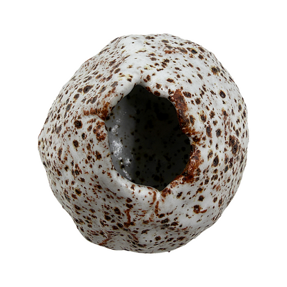 KAT HALL | ‘Luna Pod Vase II’ - Small / Round | Ceramic Vase