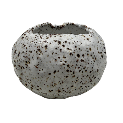 KAT HALL | ‘Luna Pod Vase II’ - Medium / Round | Ceramic Vase