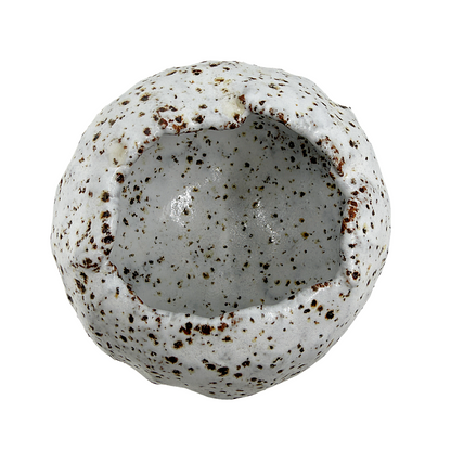 KAT HALL | ‘Luna Pod Vase II’ - Medium / Round | Ceramic Vase