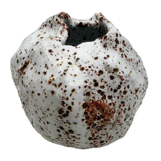KAT HALL | ‘Luna Pod Vase II’ – Large / Round | Ceramic Vase