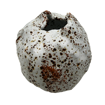KAT HALL | ‘Luna Pod Vase II’ – Large / Round | Ceramic Vase