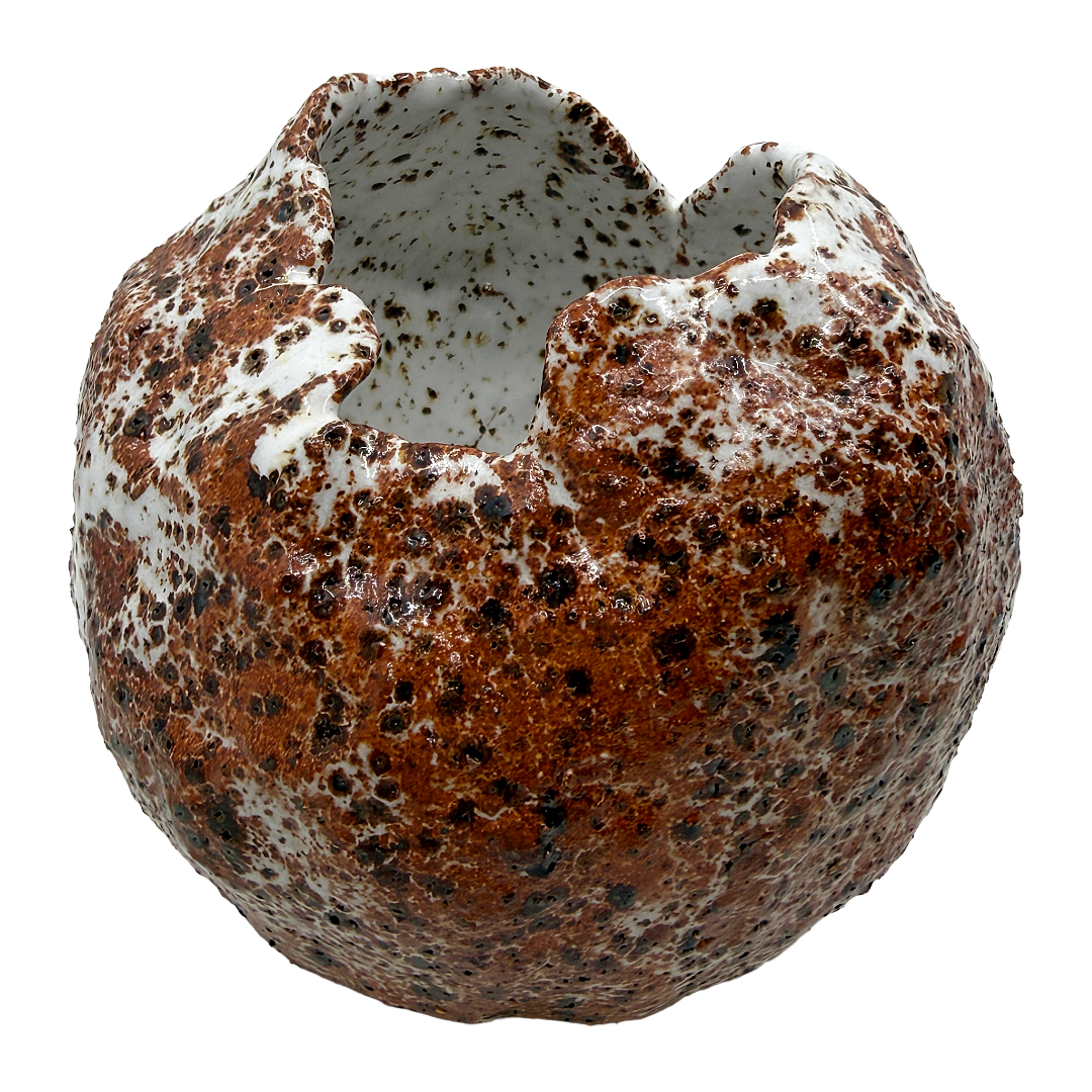 KAT HALL | ‘Luna Phase Vase’ – Large / Round | Ceramic Vase