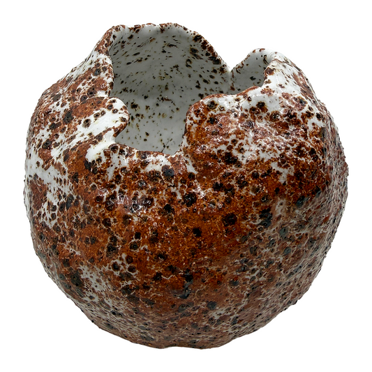 KAT HALL | ‘Luna Phase Vase’ – Large / Round | Ceramic Vase