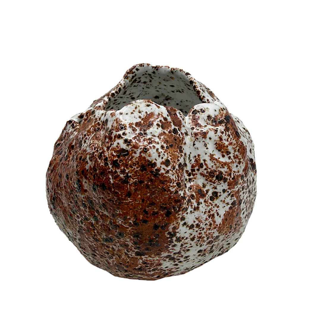 KAT HALL | ‘Luna Phase Vase’ – Large / Round | Ceramic Vase