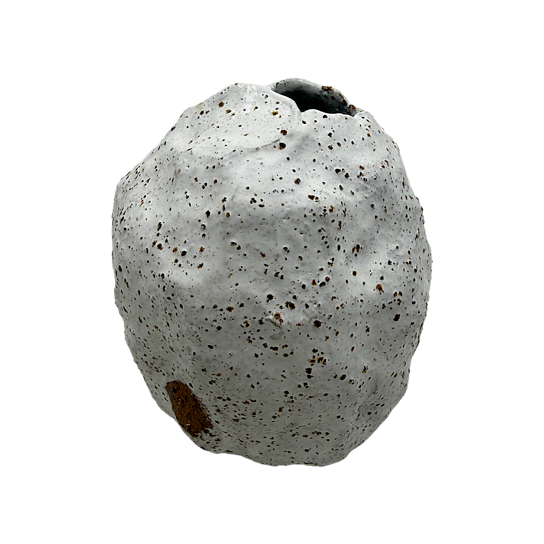 KAT HALL | ‘Luna Phase Vase II’ – Large / Round | Ceramic Vase