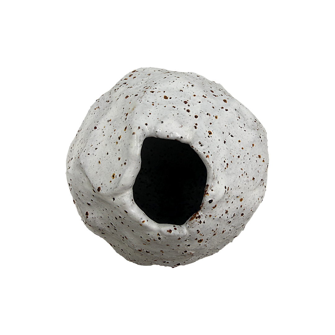 KAT HALL | ‘Luna Phase Vase II’ – Large / Round | Ceramic Vase
