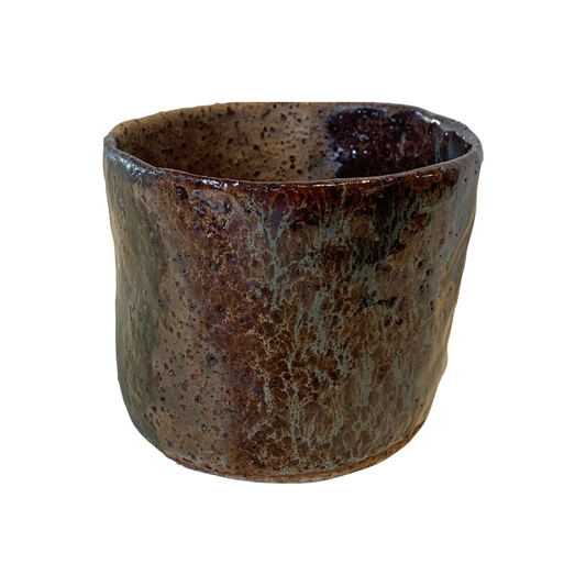 KAT HALL | ‘Mudslide Cup’ | Short Cup III- Square Bottom / No Handle