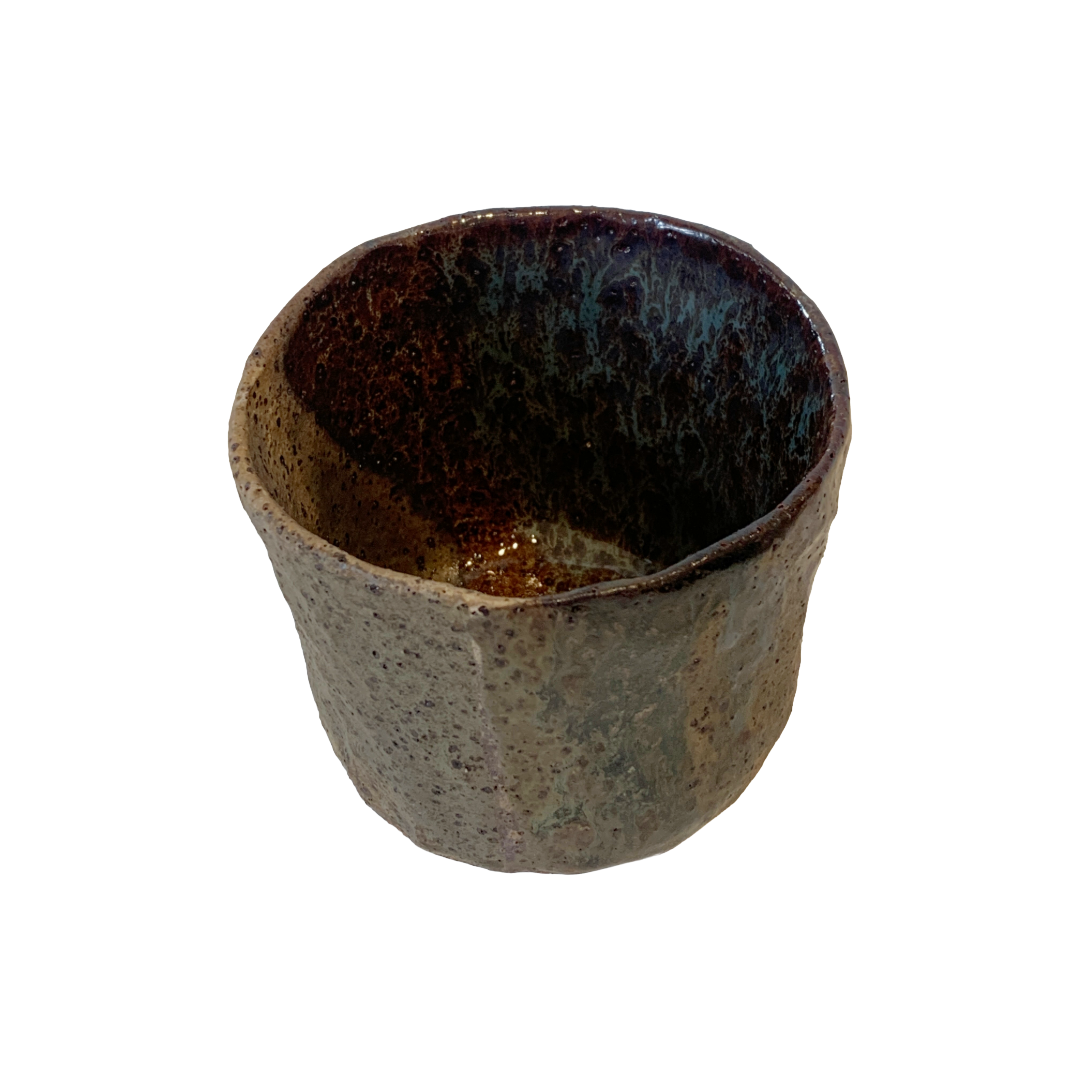 KAT HALL | ‘Mudslide Cup’ | Short Cup III- Square Bottom / No Handle