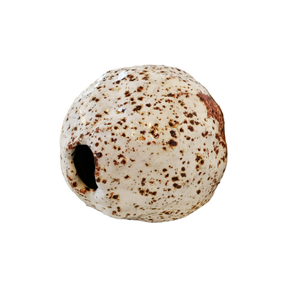 KAT HALL | ‘Luna Pod Vase III’ - Small / Round | Ceramic Vase