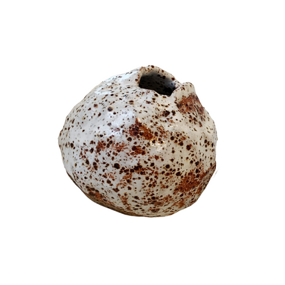 KAT HALL | ‘Luna Pod Vase IV’ - Medium / Round | Ceramic Vase