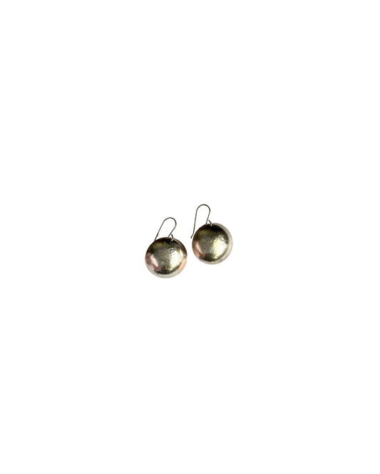 KATE HUNTER | ‘Full Moon’ | Earrings | 925 Sterling silver / bonded metal / copper