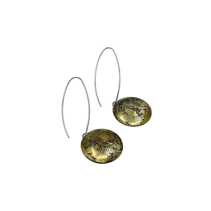 Kate Hunter | ‘Coral’ | Earrings | Brass / silver / stainless steel / patina