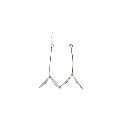 Kate Hunter | ‘Sprouts’| Earrings | Silver / guilding bi-metal