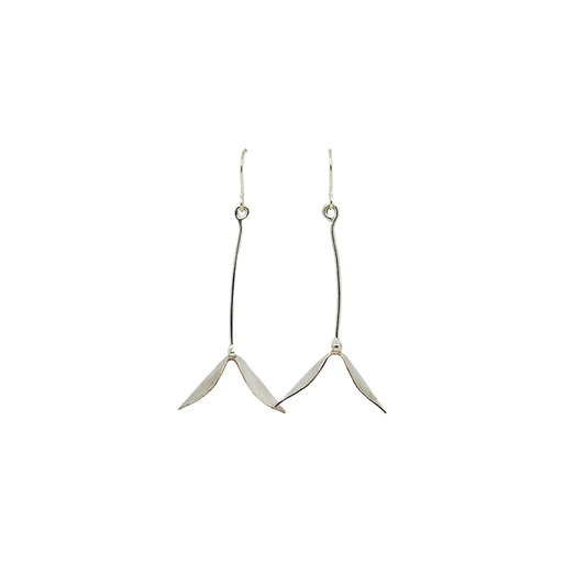 Kate Hunter | ‘Sprouts’| Earrings | Silver / guilding bi-metal