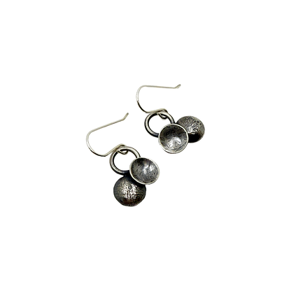 Kate Hunter | ‘Bubbles’ | Earrings | Silver / patina