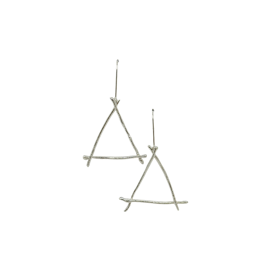 Kate Hunter | ‘Fire Element’ | Earrings | Silver