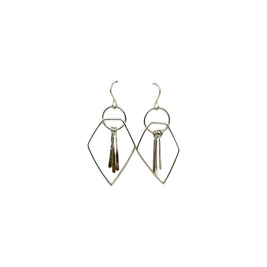 Kate Hunter | ‘Fringe Party’| Earrings | Silver